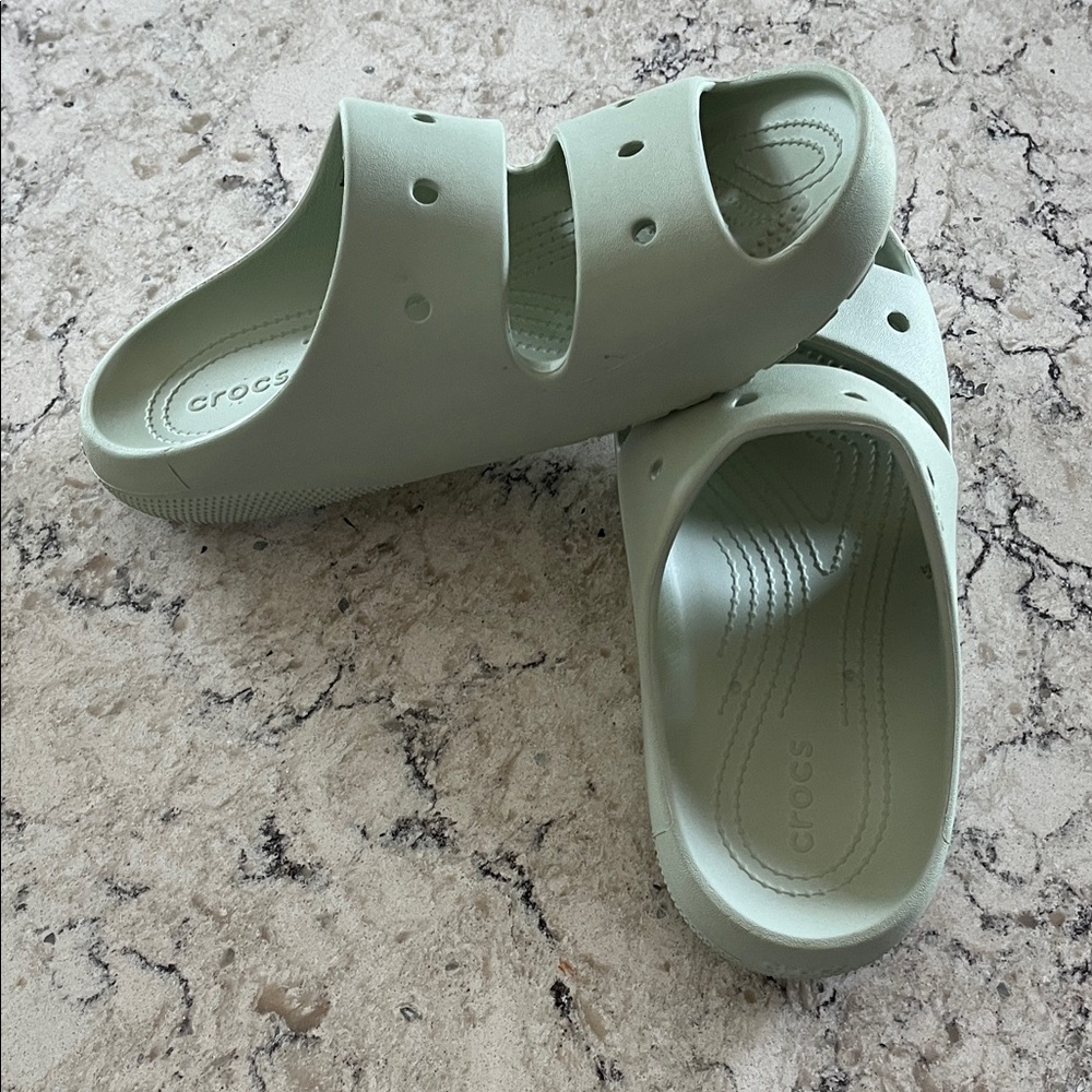 CROCS Women's Sandals in Light Green - Picture 4 of 5